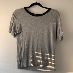 Brandy Melville grey top with black trimming